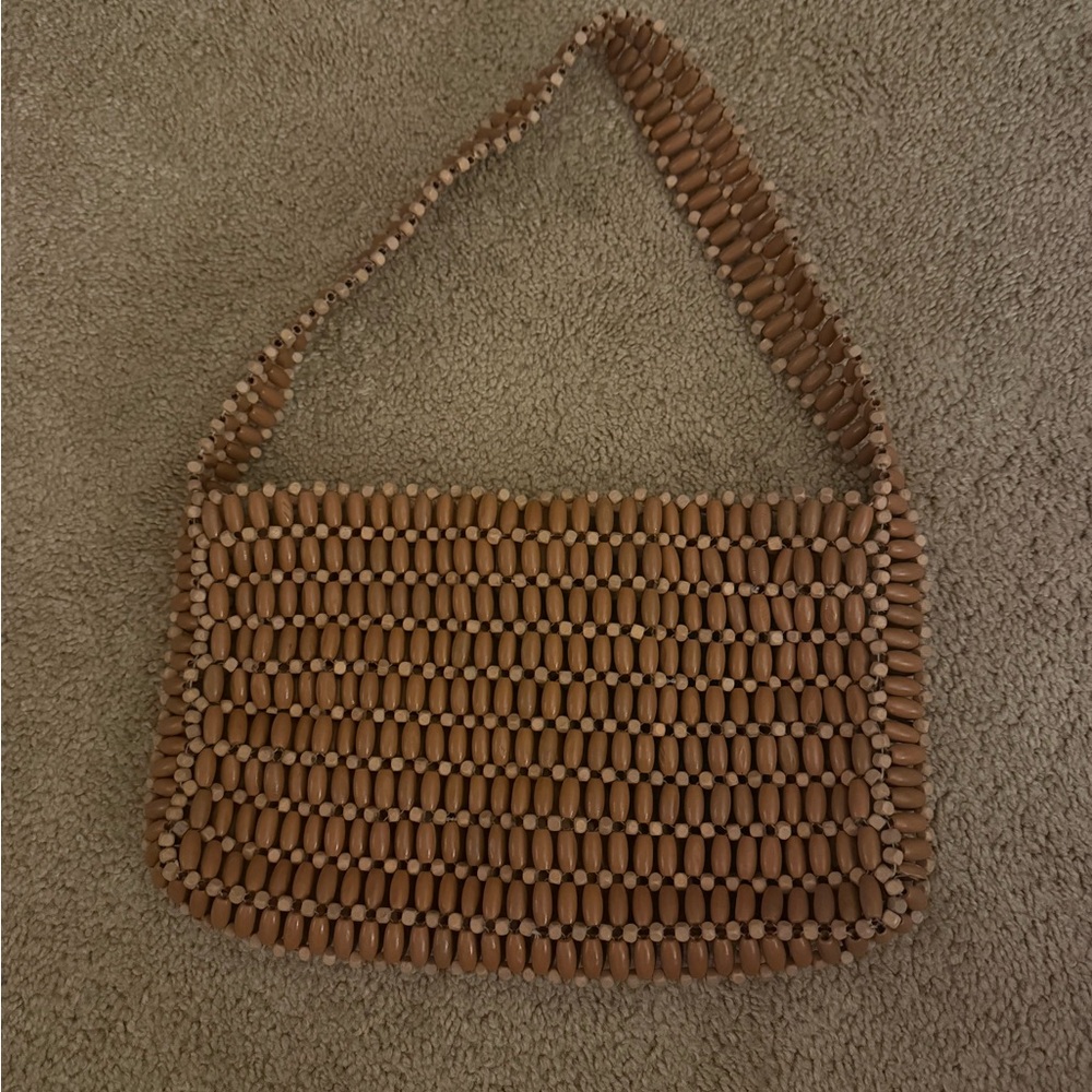 Target Brown Beaded Shoulder Bag